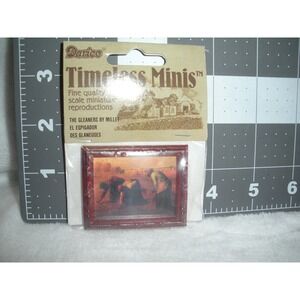 Darice Timeless Minis The Gleaners by Millet Miniature Framed Art 2314-18 NEW